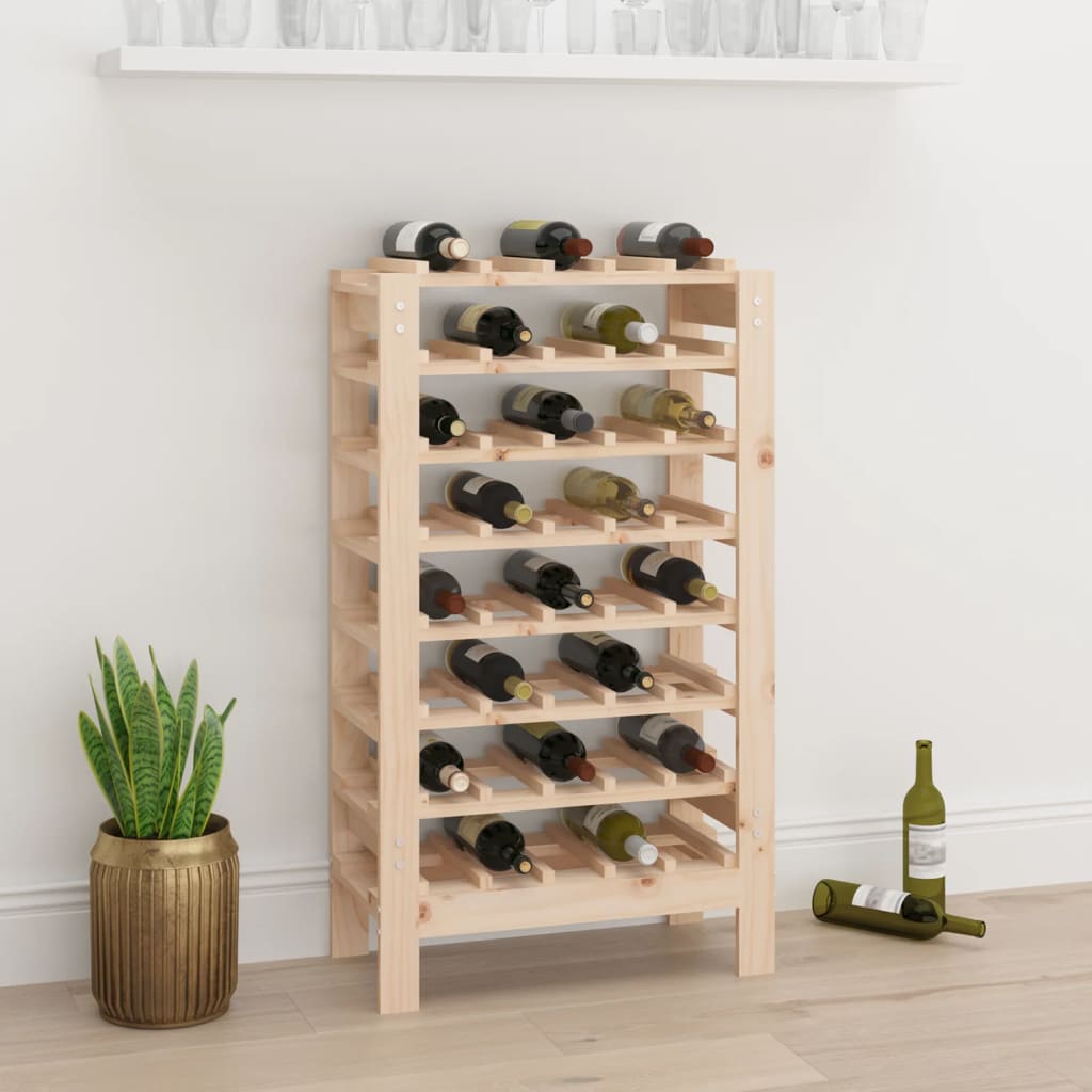 Botellero con tablero superior madera de pino 72,5x25x111,5 cm