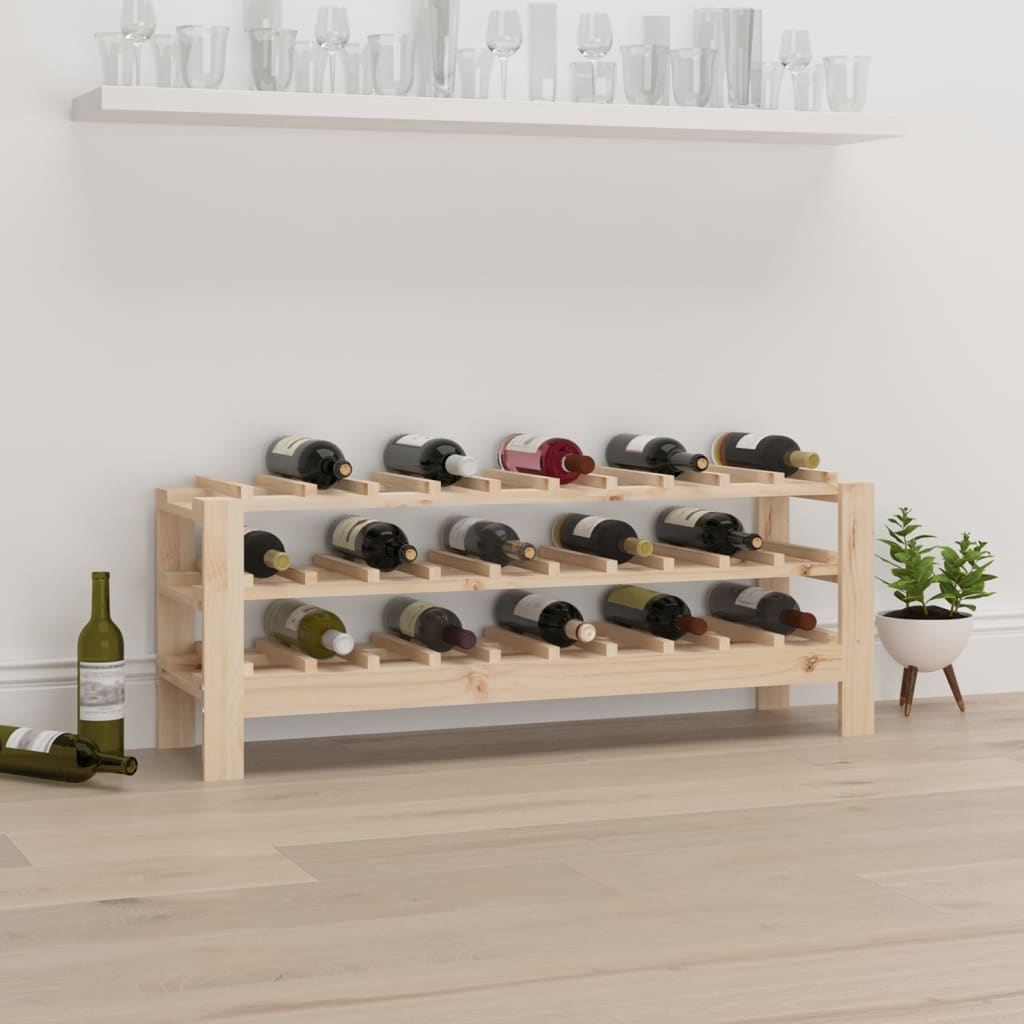 Botellero con tablero superior madera de pino 72,5x25x111,5 cm