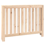 Cubierta de radiador madera maciza de pino 108,5x19x84 cm