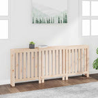 Cubierta de radiador madera maciza de pino 108,5x19x84 cm