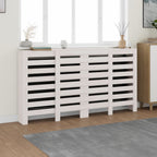 Cubierta de radiador madera maciza de pino 108,5x19x84 cm