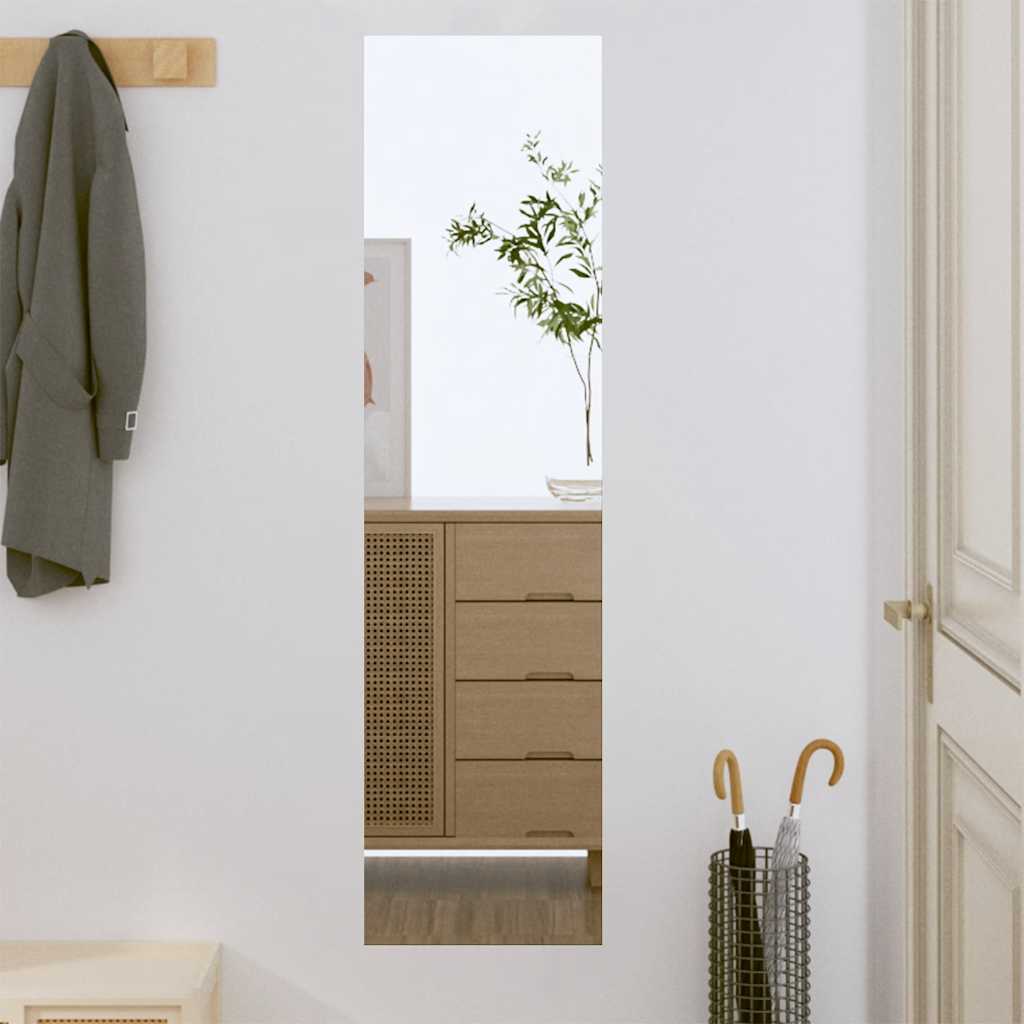 Oval wall mirror 15x40 cm