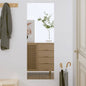 Espejo de pared vidrio ovalado 15x40 cm