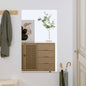 Espejo de pared vidrio ovalado 15x40 cm