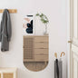 Espejo de pared vidrio ovalado 15x40 cm