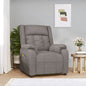 Sillón de masaje eléctrico cuero sintético color capuchino
