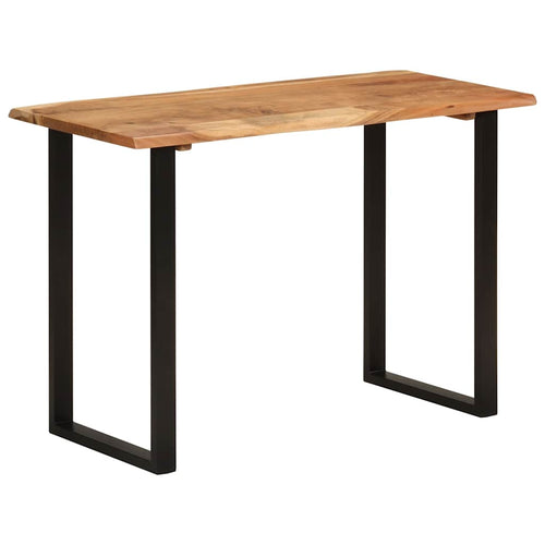 Solid acacia wood dining table 110x50x76 cm
