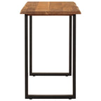 Mesa de comedor madera maciza de acacia 110x50x76 cm
