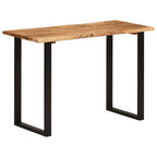Mesa de comedor madera maciza de acacia 110x50x76 cm