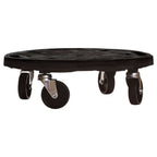Soporte con ruedas para plantas 2 uds negro diámetro 40cm 275kg