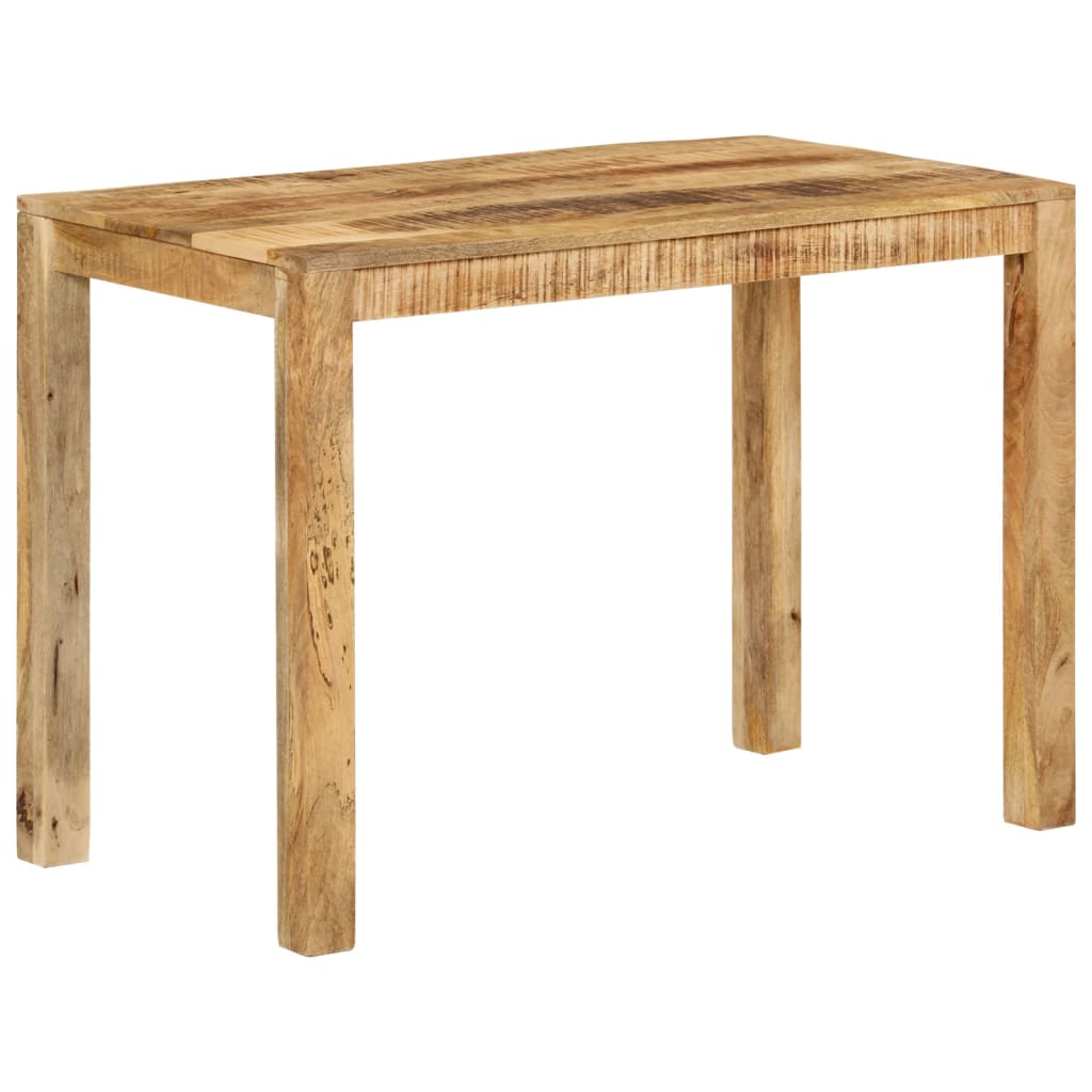 Mesa de comedor madera maciza de mango 110x55x76 cm