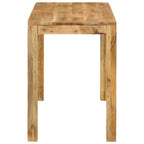 Mesa de comedor madera maciza de mango 110x55x76 cm