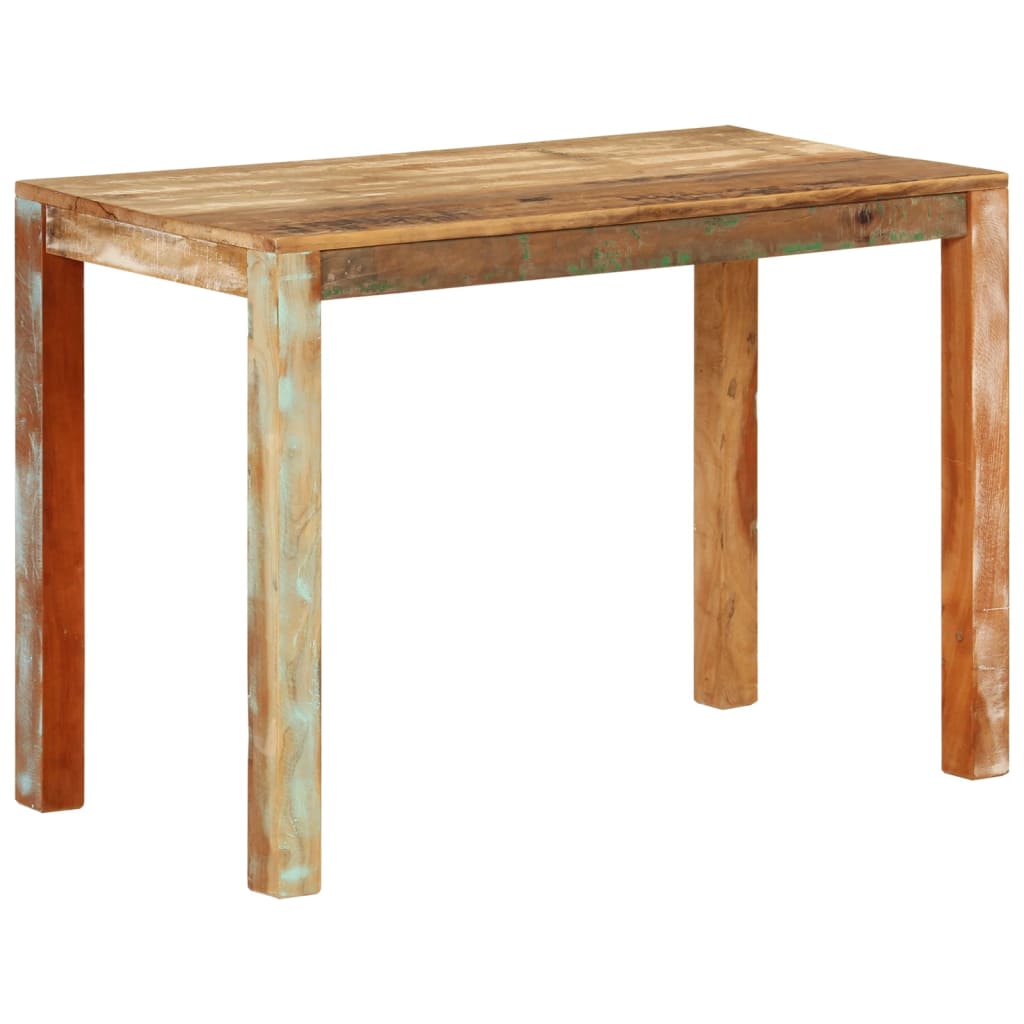 Mesa de comedor madera maciza reciclada 110x55x76 cm