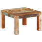 Mesa de centro de madera maciza de acacia 80x80x40 cm