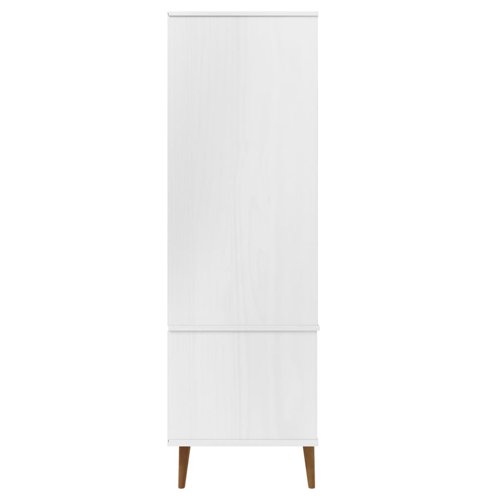 Armario MOLDE madera maciza de pino blanco 90x55x175 cm
