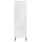 Armario MOLDE madera maciza de pino blanco 90x55x175 cm