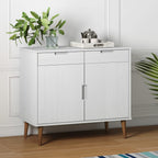 Aparador MOLDE madera maciza de pino blanca 90x40x80 cm