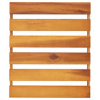Estantería plegable 3 alturas madera acacia marrón 43x31x63 cm