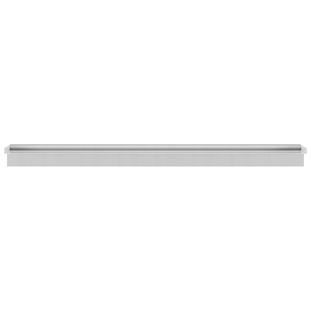 Fuente de piscina en cascada rectangular acero inoxidable 110cm
