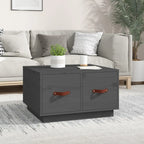 Mesa de centro de madera maciza de pino 110x55x45 cm