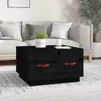 Mesa de centro de madera maciza de pino 110x55x45 cm