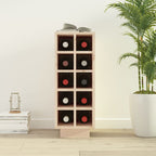 Botellero madera maciza de pino 23x34x61 cm