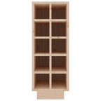 Botellero madera maciza de pino 23x34x61 cm