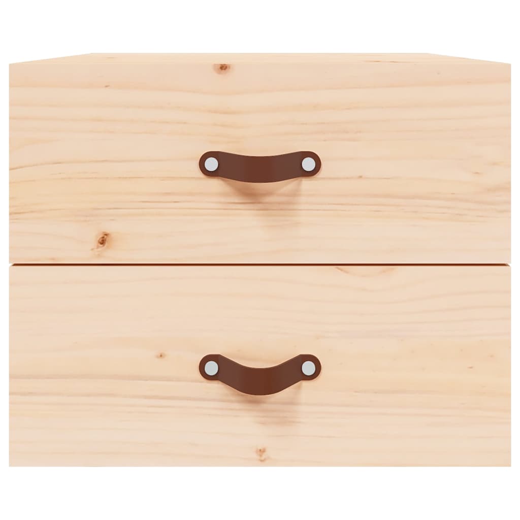 Mesitas de noche de pared 2 uds 50x36x40 cm