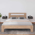 Mesita de noche de pared 2 uds gris 40x29,5x22 cm