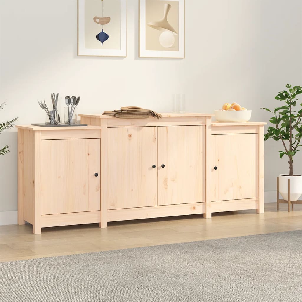 Aparador 164x37x68 cm Madera maciza de pino
