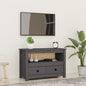 Mueble de TV de madera maciza de pino 79x35x52 cm