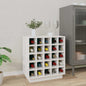 Botellero de madera maciza de pino 45x34x100 cm