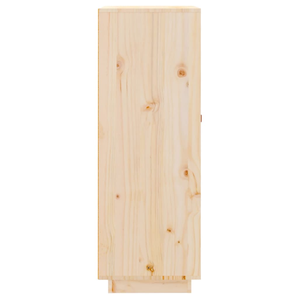 Botellero de madera maciza de pino 45x34x100 cm