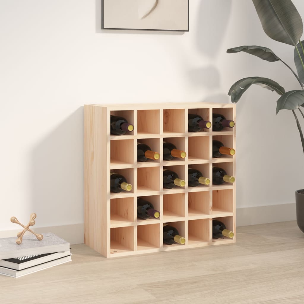 Vinoteca 56x25x56 cm Madera maciza de pino