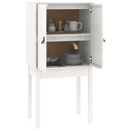 Aparador alto madera maciza de pino blanco 60x40x120 cm