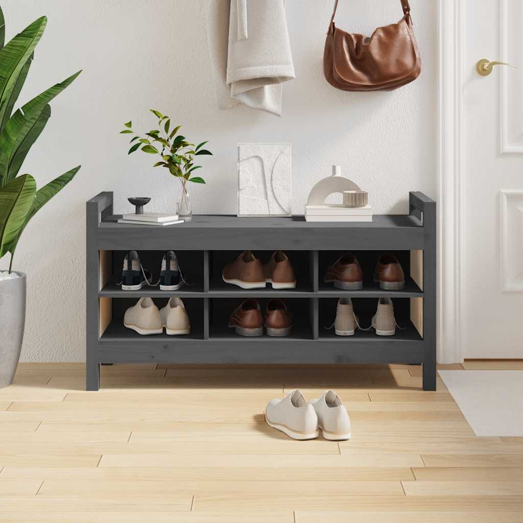 Banco 60x35x45 cm madera maciza de mango rugoso