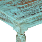 Mesa de centro de madera maciza reciclada 110x50x34 cm