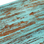 Mesa de centro de madera maciza reciclada 110x50x34 cm