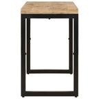 Mesa de comedor madera maciza de mango 110x50x76 cm