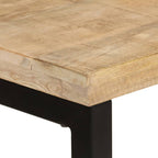 Mesa de comedor madera maciza de mango 110x50x76 cm