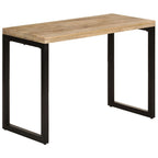 Mesa de comedor madera maciza de mango 110x50x76 cm