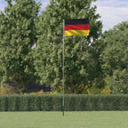 Mástil y bandera de Alemania aluminio 5,5 m