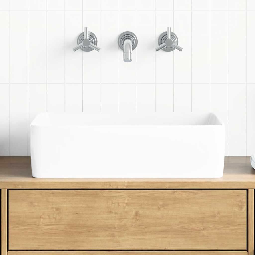 Lavabo 40x30x13 cm cerámica negro