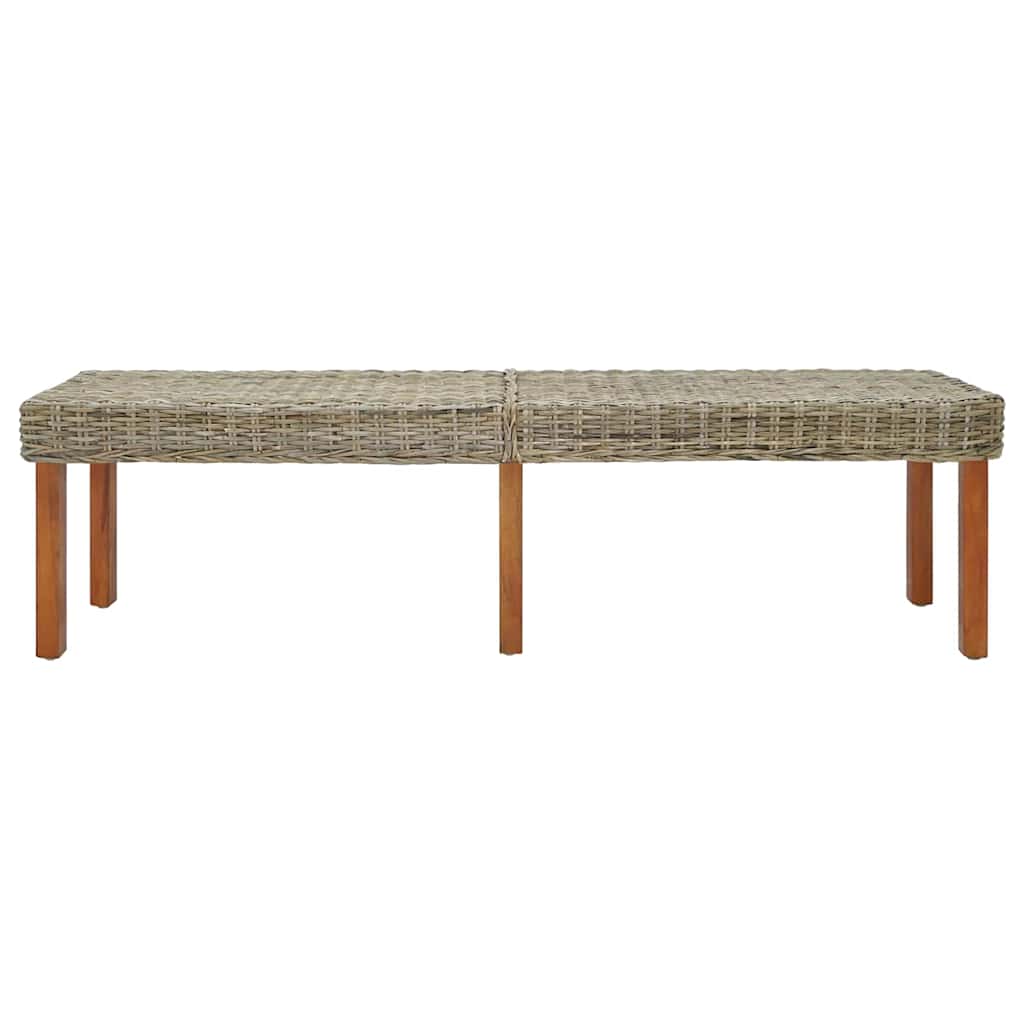 Banco Natural 160 x 35 x 45 cm Madera de mango maciza
