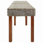 Banco Natural 160 x 35 x 45 cm Madera de mango maciza