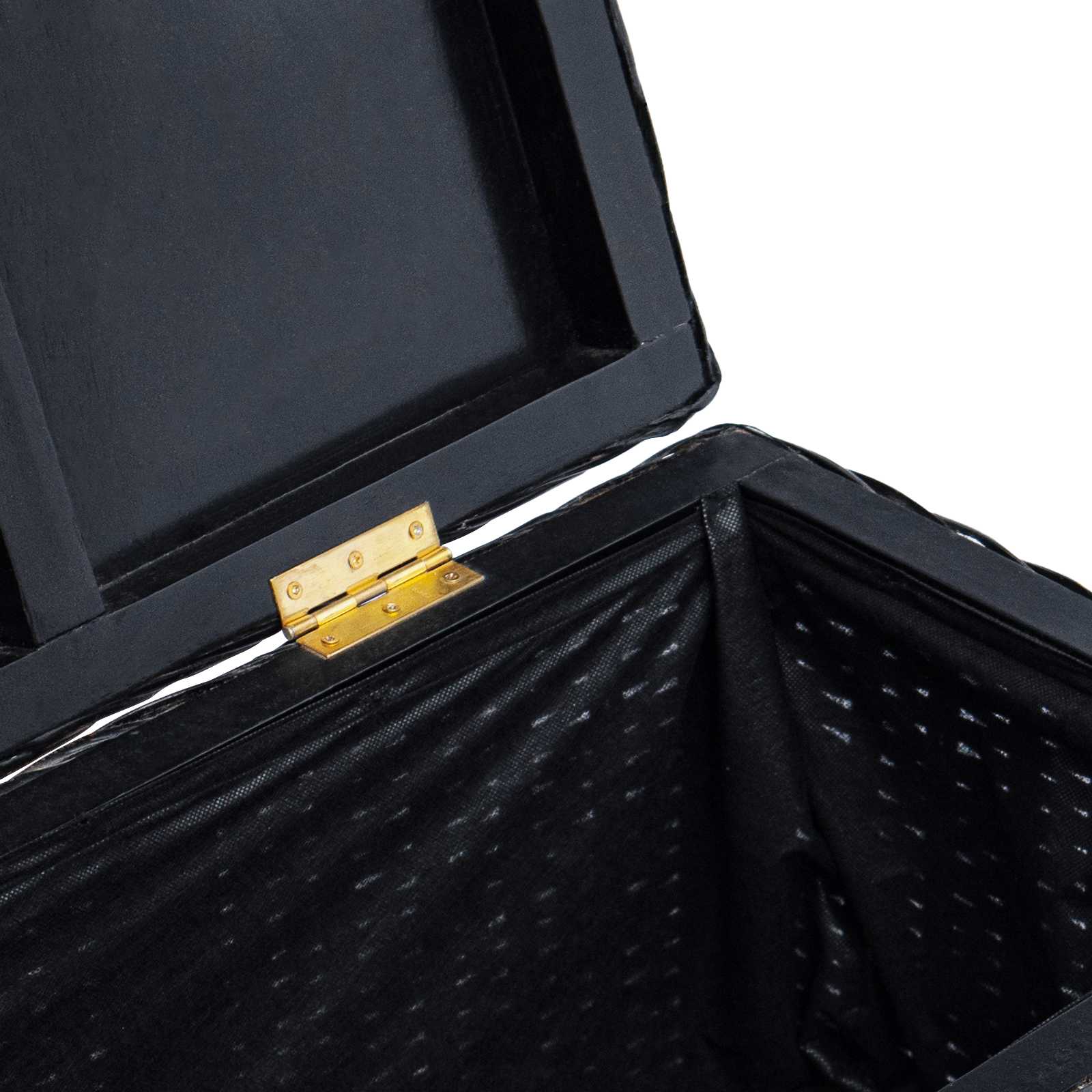 Caja de Almacenamiento Negro 110 x 35 x 45 cm