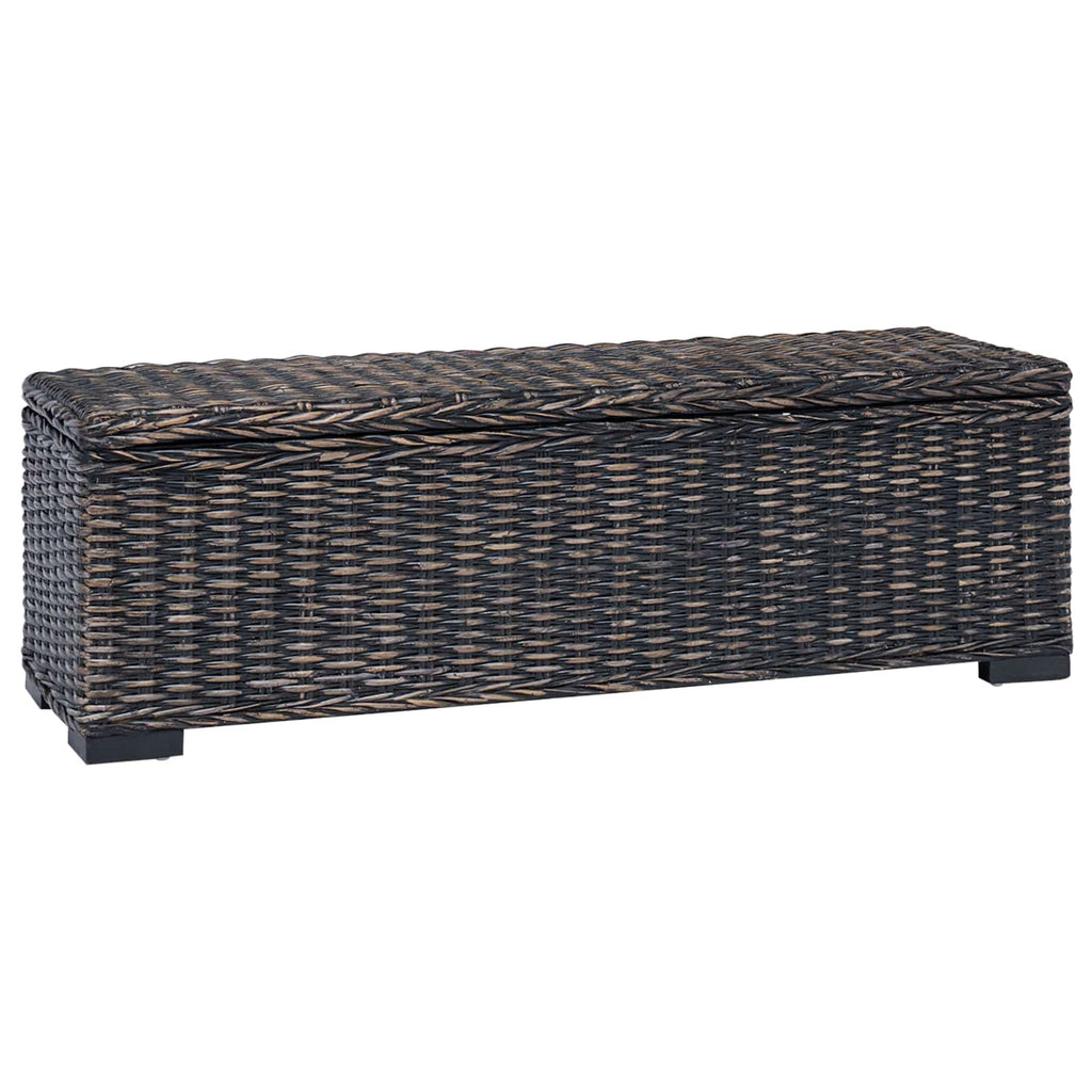 Caixa de Armazenamento Preta 110 x 35 x 45 cm
