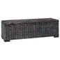 Black Storage Box 110 x 35 x 45 cm