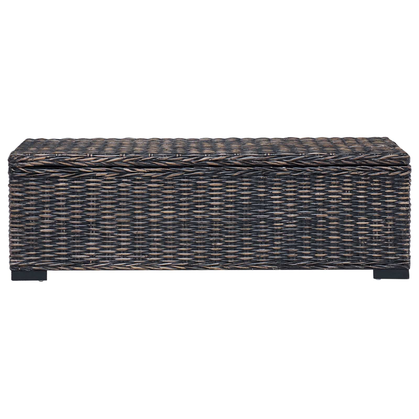 Caja de Almacenamiento Negro 110 x 35 x 45 cm