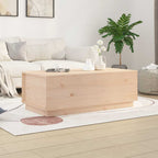 Mesa de centro de madera de pino maciza Ø 42,5x45 cm